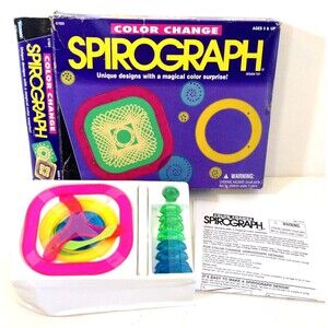 Vintage Kenner’s Color Change Spirograph Hasbro 1995